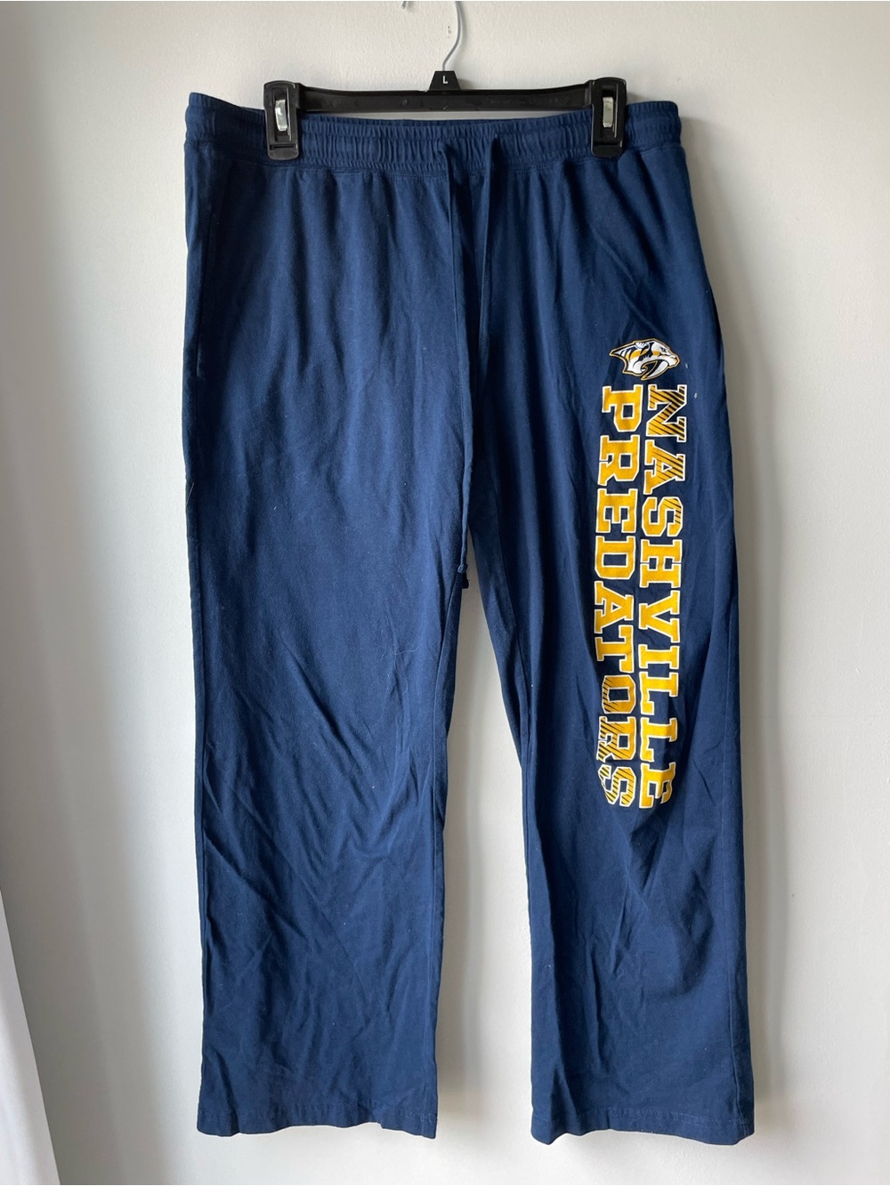 Nashville Predators Navy Men’s Sweatpants with Side Team Print